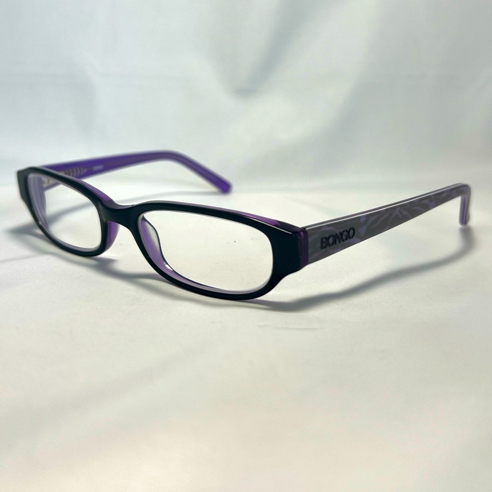 Bongo Purple Vicky Rectangle Glasses - Frames Only - image 1